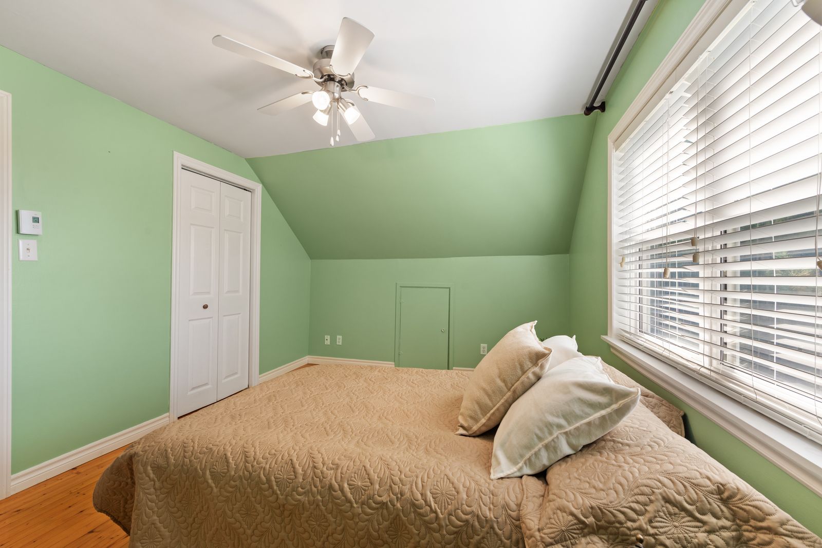 Primary bedroom — walk-in closet