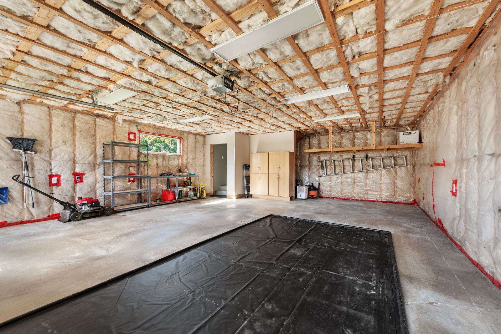 Insulated double garage